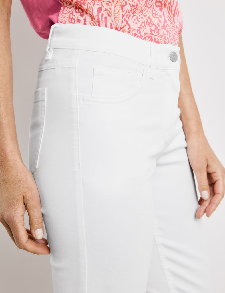 GERRY WEBER White Capri trousers, BEST4ME – The Shoppe - Women's Fine  Fashion