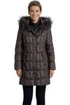 Junge Black quilted down coat
