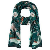 Cedar Green and Tiffany scarf