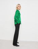 Gerry Weber - Green SILK long sleeve blouse