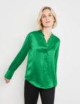 Gerry Weber - Green SILK long sleeve blouse