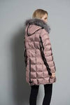 Blush (dusty rose) Down Coat with Detachable hood